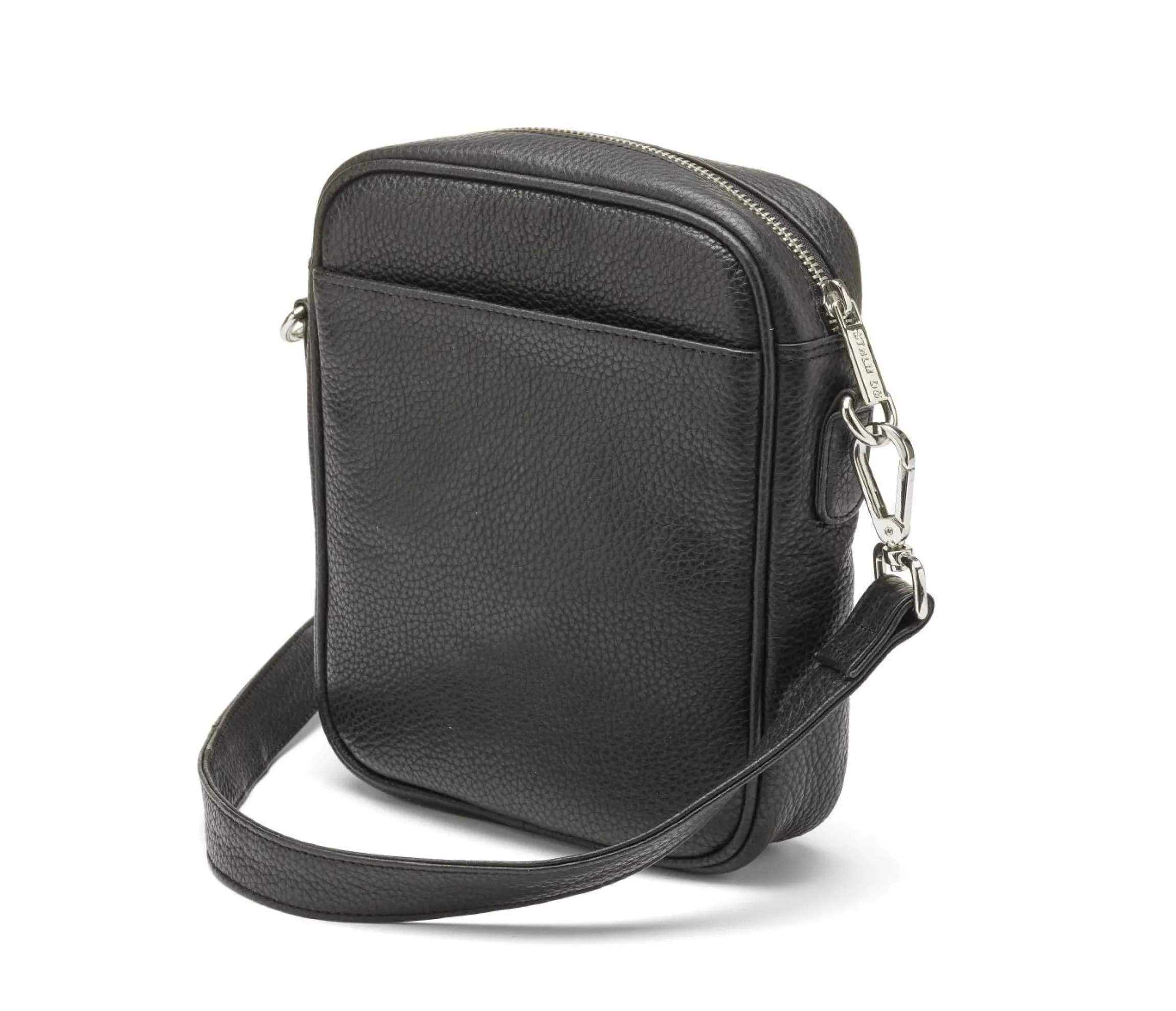 Crossbody veske i robust skinn