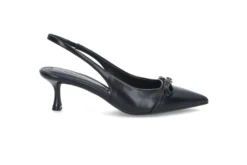 Elegant slingback pumps m/gel & sløyfe