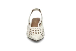 Interlace slingback pumps