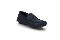 Loafer i semsket skinn