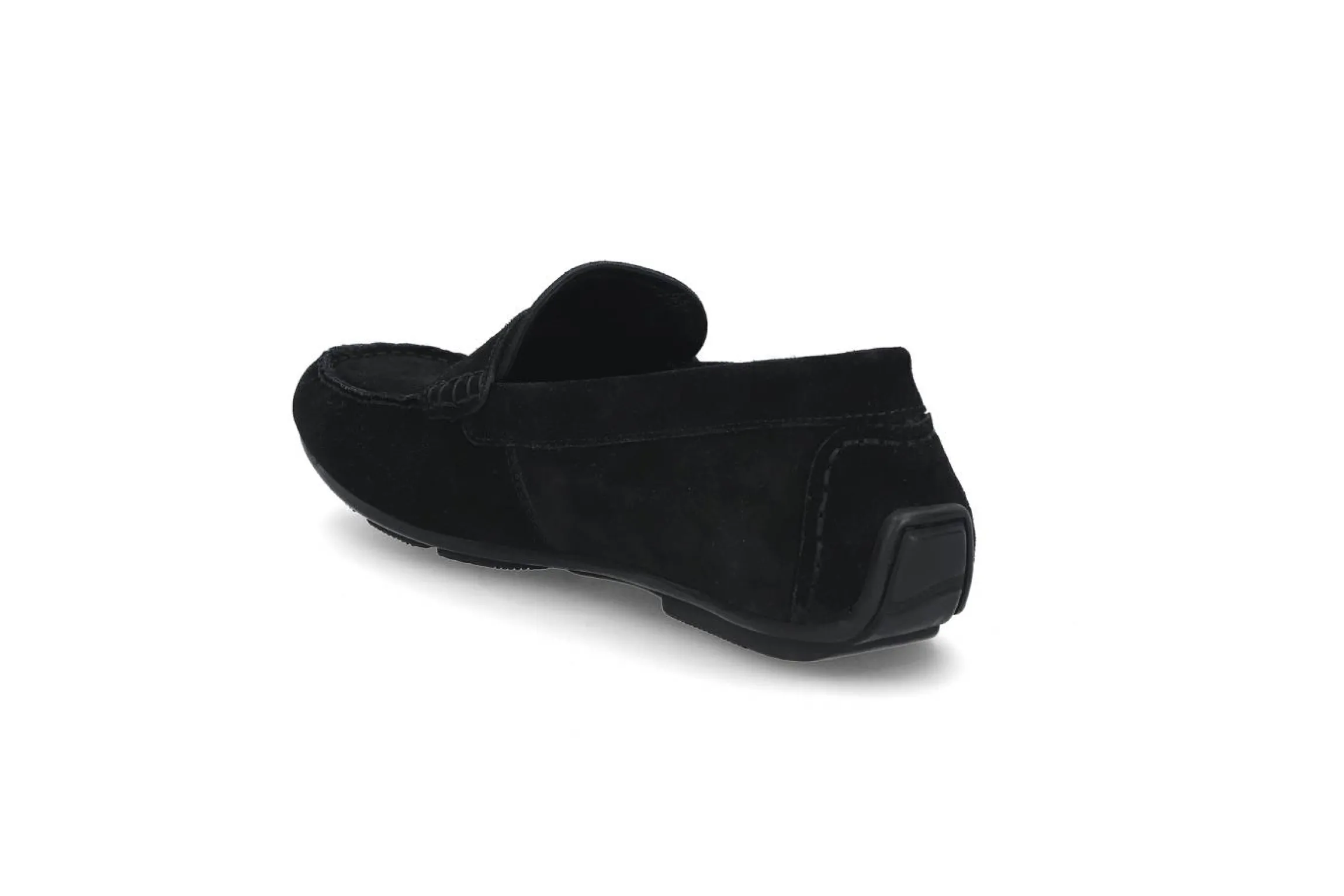 Loafer i semsket skinn