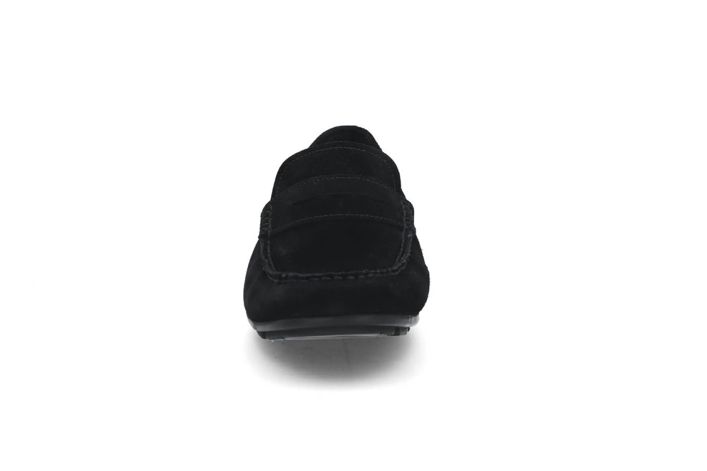 Loafer i semsket skinn