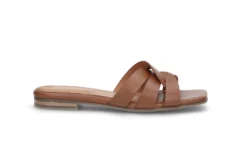 Slip-in skinnsandal