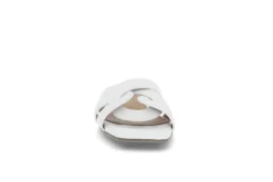 Slip-in skinnsandal