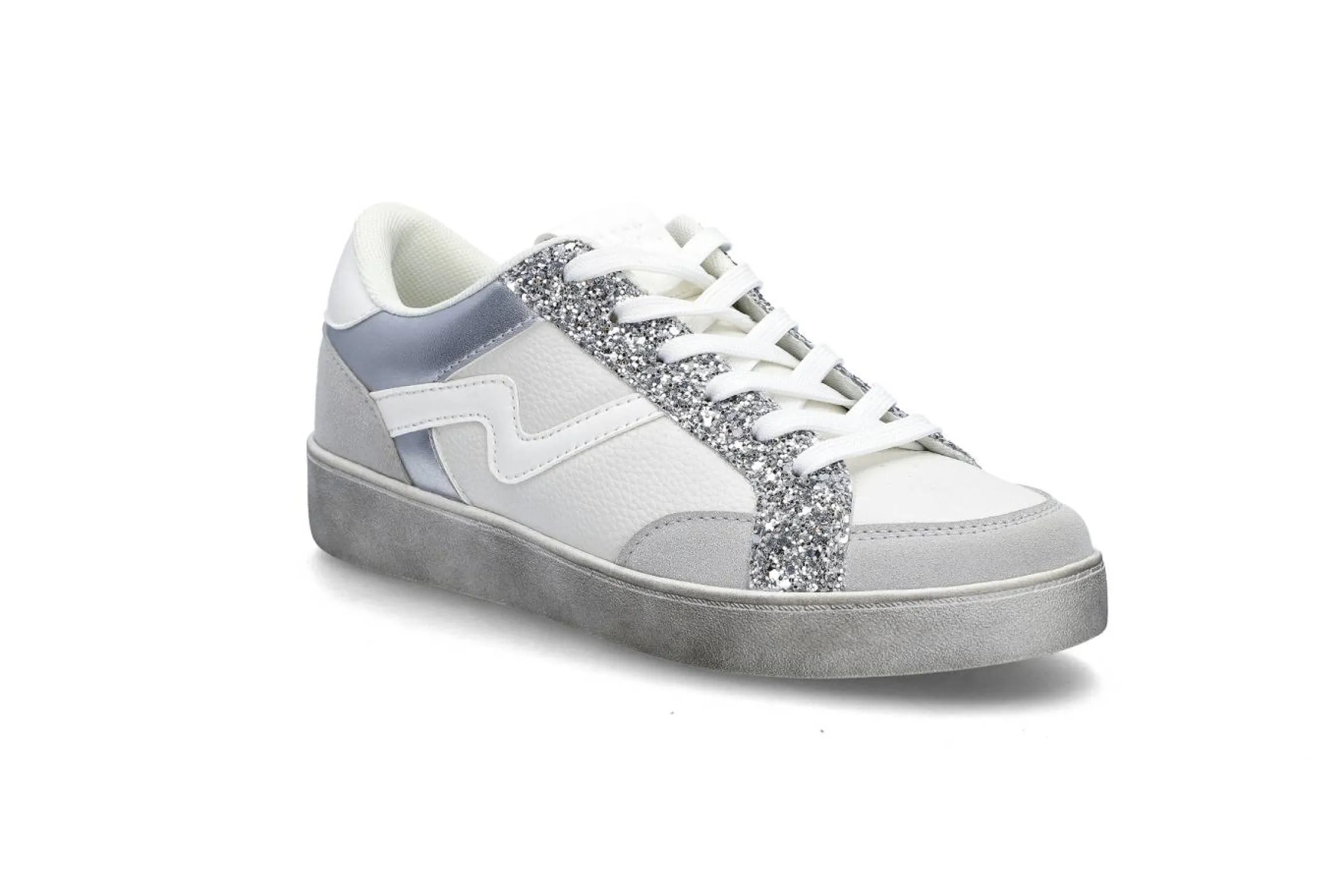 Sporty sneaker med glitter