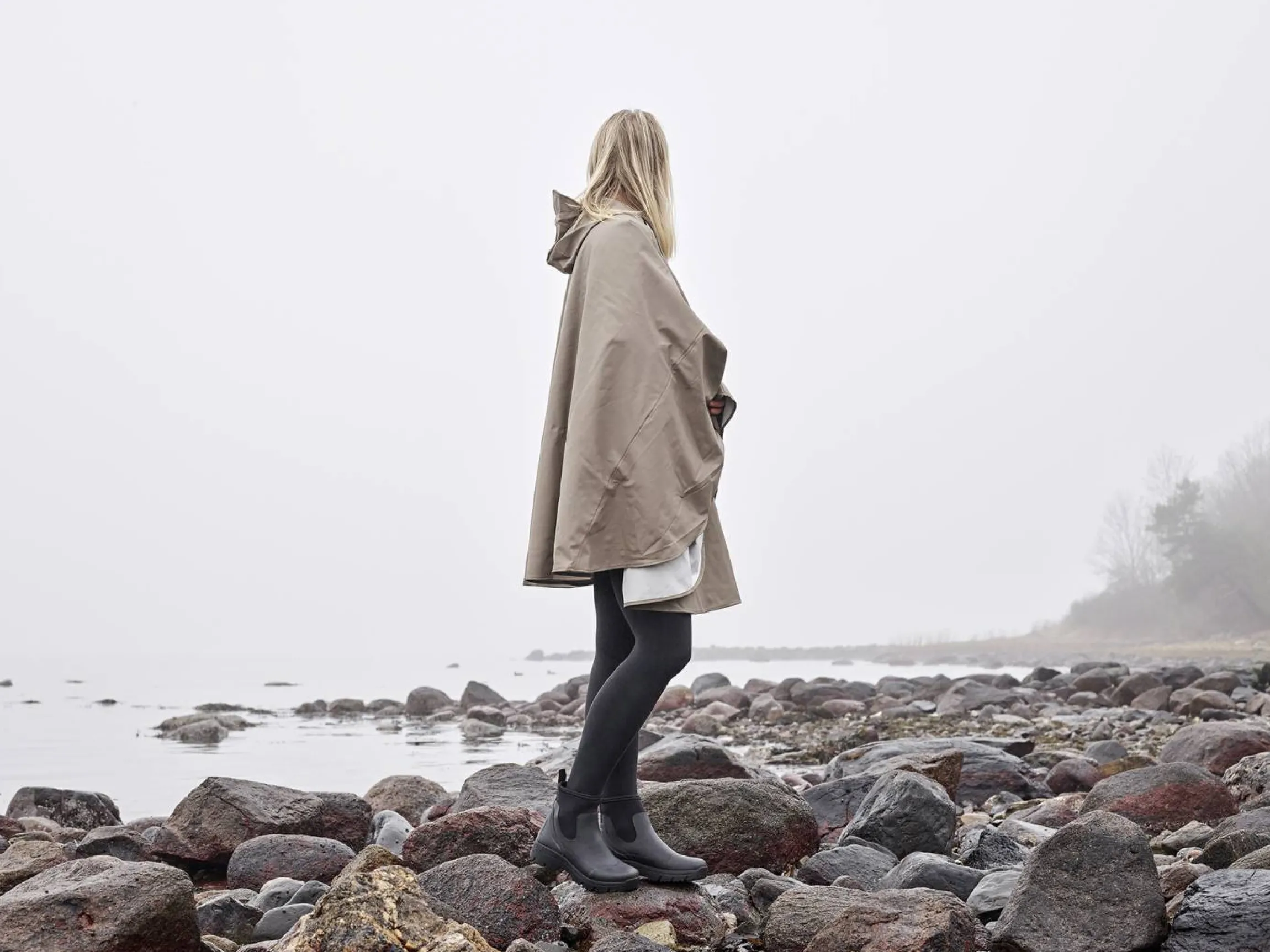 Stilig regnponcho
