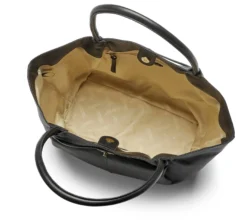Stilren tote bag i skinn