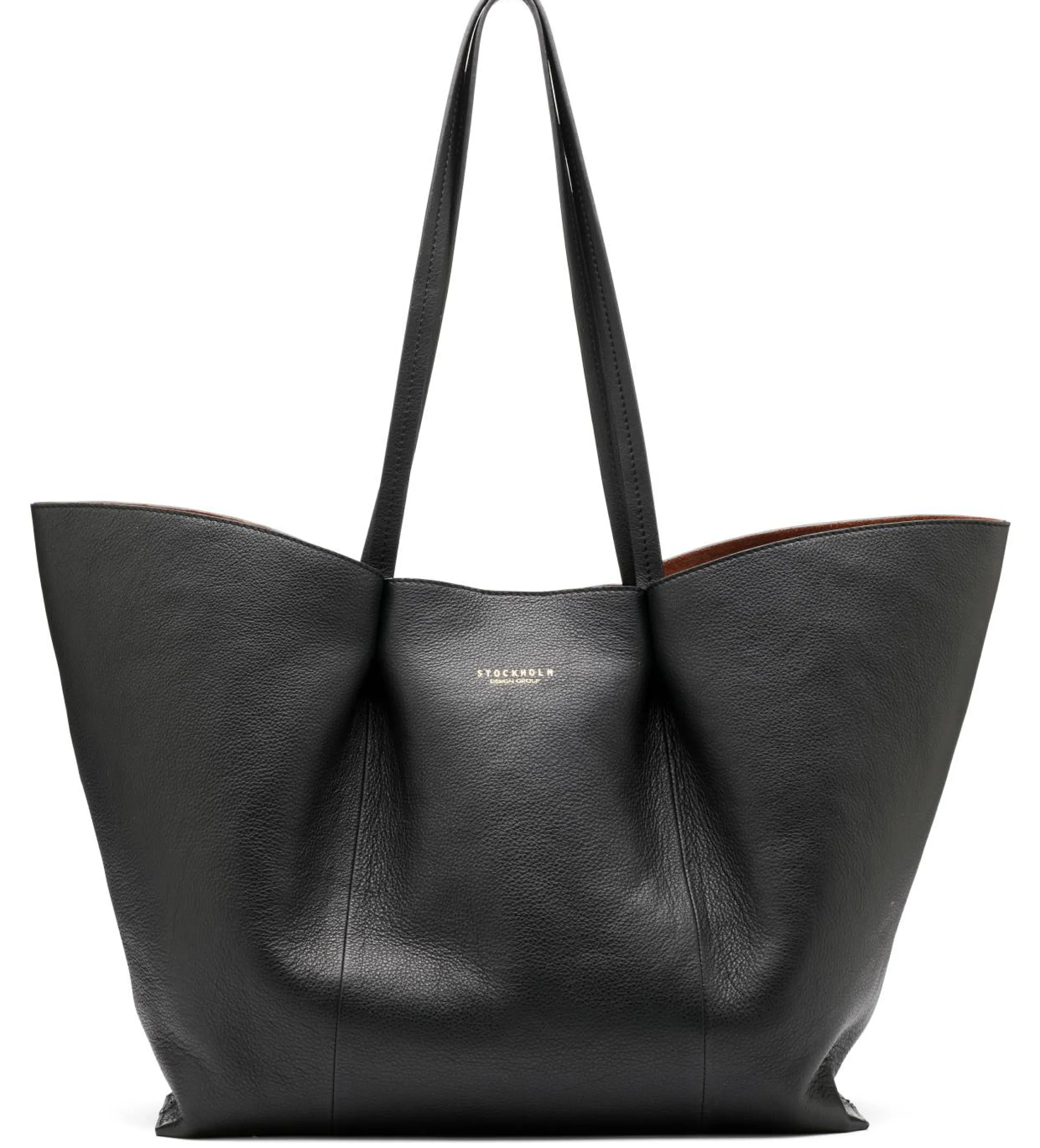 Tote bag i skinn